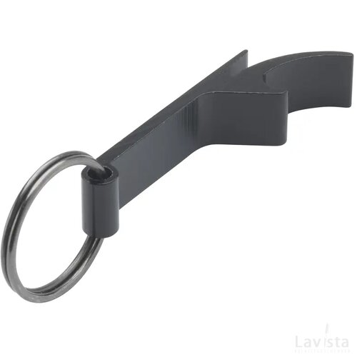 Opener Grs Recycled Aluminium Sleutelhanger Zwart