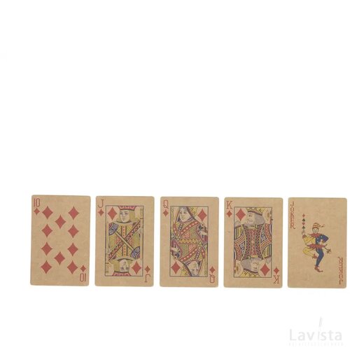 Recycled Playing Cards Single Speelkaarten Hout