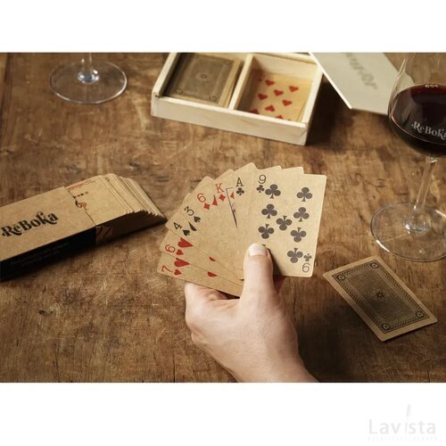 Recycled Playing Cards Single Speelkaarten Hout