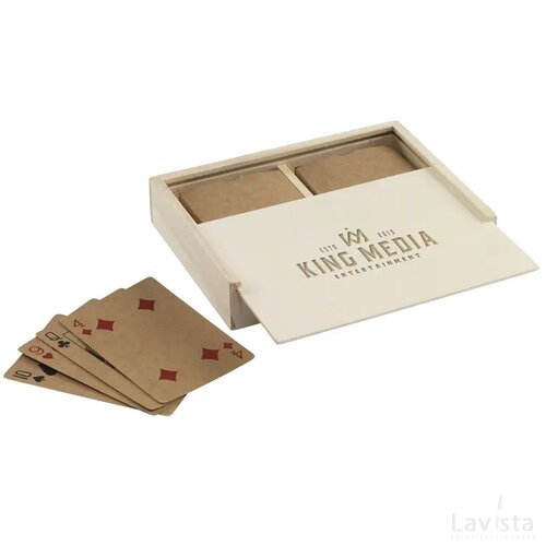 Recycled Playing Cards Double Speelkaarten Hout