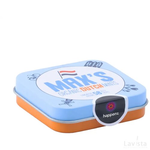 Max's Mints Organic Menthol Dutch Mints Lichtblauw