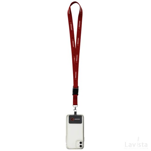 Lanyard Sublimatie Buckle Rpet 2 Cm Met Patch Keycord Pms Kleur Naar Keuze