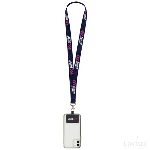Lanyard Sublimatie Rpet 2 Cm Met Patch Keycord Pms Kleur Naar Keuze
