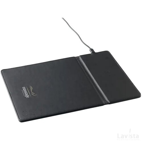 Recycled Wireless Charging Muismat Zwart