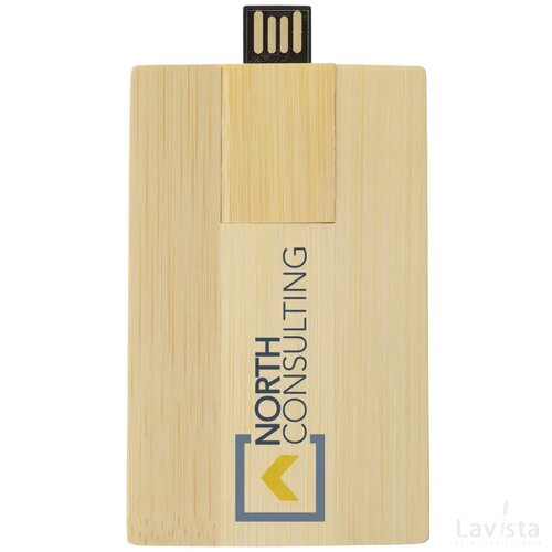 Creditcard Usb Bamboo 64 Gb Bamboe