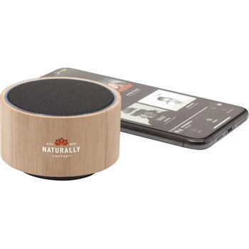 Wave Fsc Bamboo Wireless Speaker Draadloze Speaker Bamboe