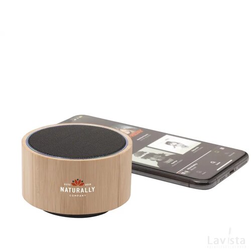 Wave Fsc Bamboo Wireless Speaker Draadloze Speaker Bamboe