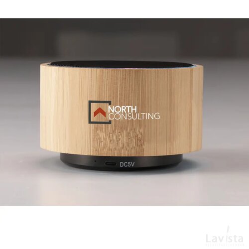 Wave Fsc Bamboo Wireless Speaker Draadloze Speaker Bamboe