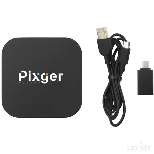 Bamboo Fsc-100% Wireless Charger 15W Draadloze Oplader Zwart