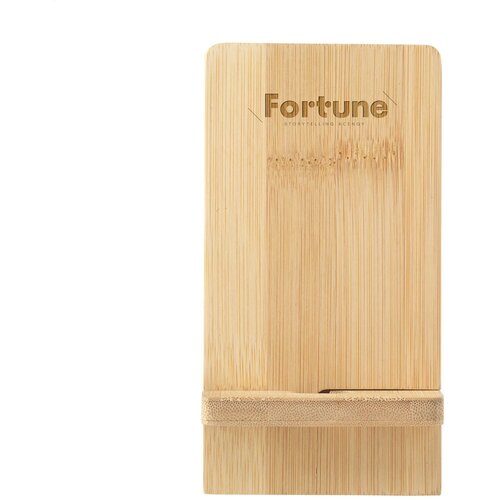 Fsc Bamboo Telefoonhouder Met Oplader