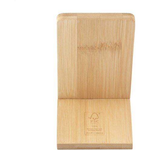 Fsc Bamboo Telefoonhouder Met Oplader