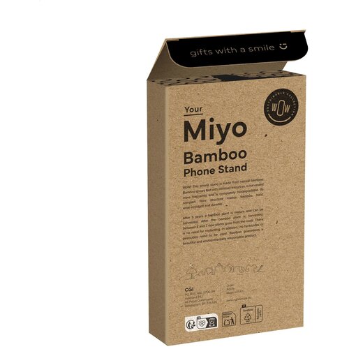 Fsc Bamboo Telefoonhouder Met Oplader