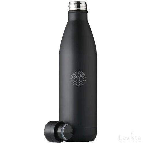 Topflask Rcs Recycled Steel 750 Ml Drinkfles Zwart