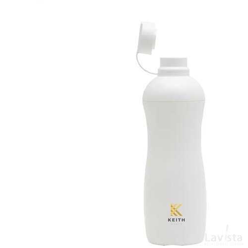 Oasus Bio Bottle 500 Ml Waterfles Wit/Wit