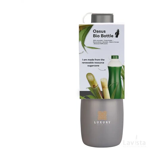 Oasus Bio Bottle 500 Ml Waterfles Grijs