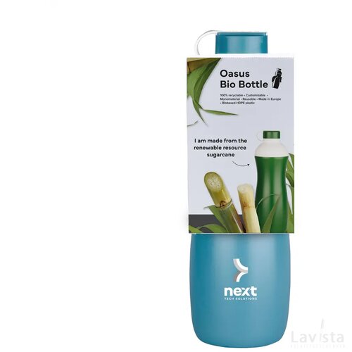 Oasus Bio Bottle 500 Ml Waterfles Blauw