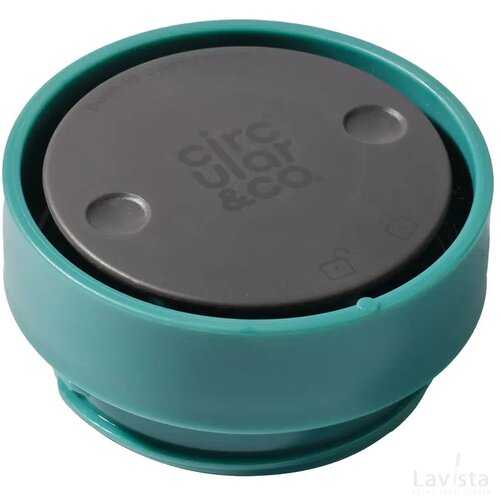 Circular&Co Recycled Coffee Cup 227 Ml Koffiebeker Wit/Aquamarine Green