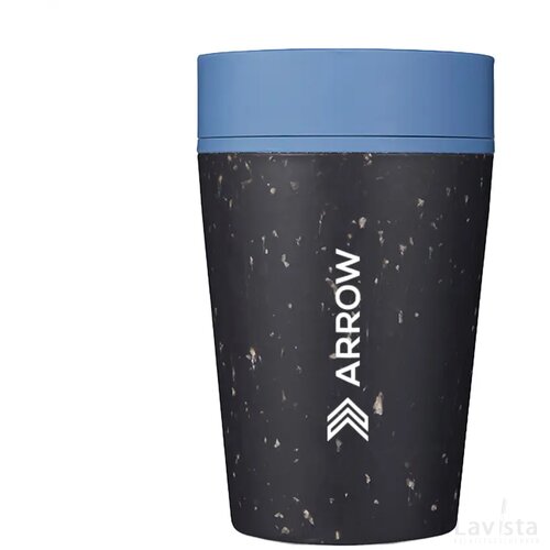Circular&Co Recycled Coffee Cup 227 Ml Koffiebeker Grijs/Blauw