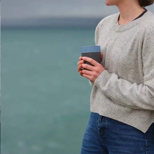 Circular&Co Recycled Coffee Cup 227 Ml Koffiebeker Grijs/Blauw