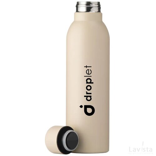 Helios Recycled Steel Bottle 470 Ml Thermosfles Beige
