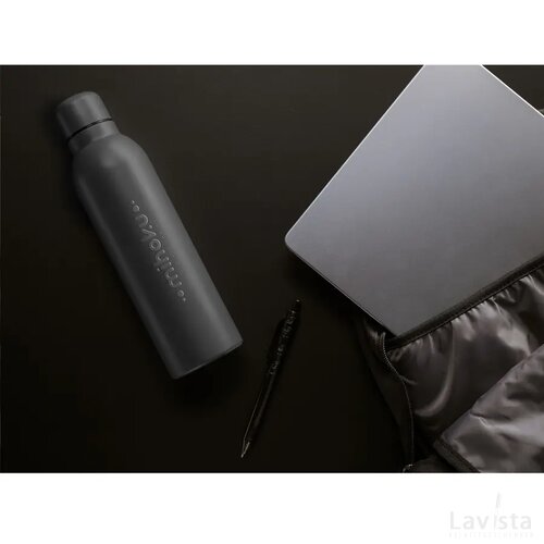 Helios Recycled Steel Bottle 470 Ml Thermosfles Grijs