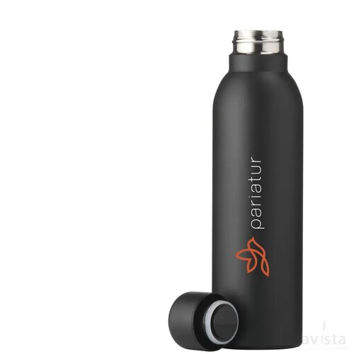 Helios Recycled Steel Bottle 470 Ml Thermosfles Zwart