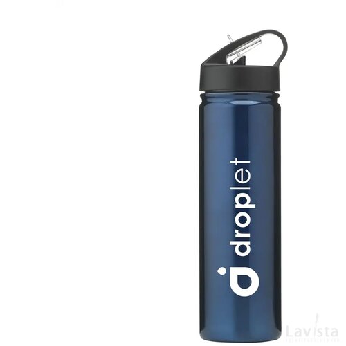 Flask Recycled Bottle 500 Ml Thermosfles Metallic Blauw
