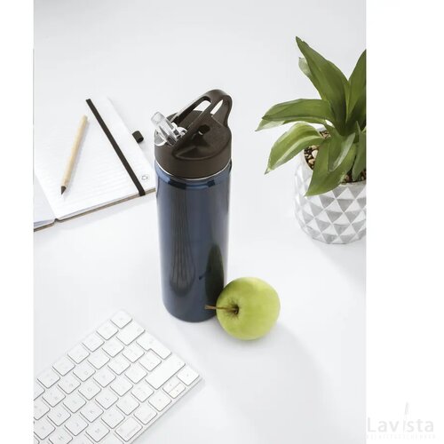 Flask Recycled Bottle 500 Ml Thermosfles Metallic Blauw