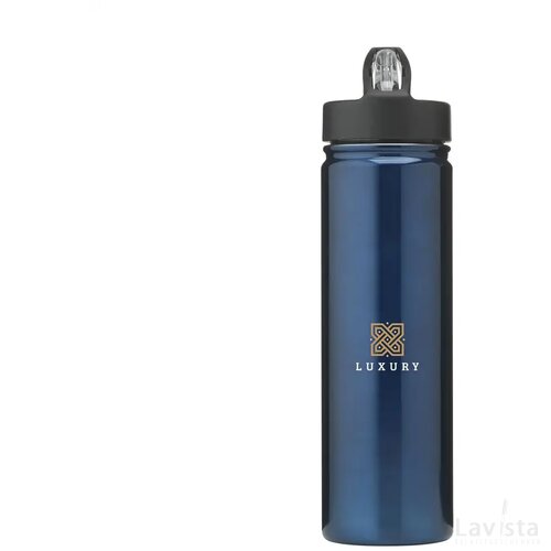 Flask Recycled Bottle 500 Ml Thermosfles Metallic Blauw