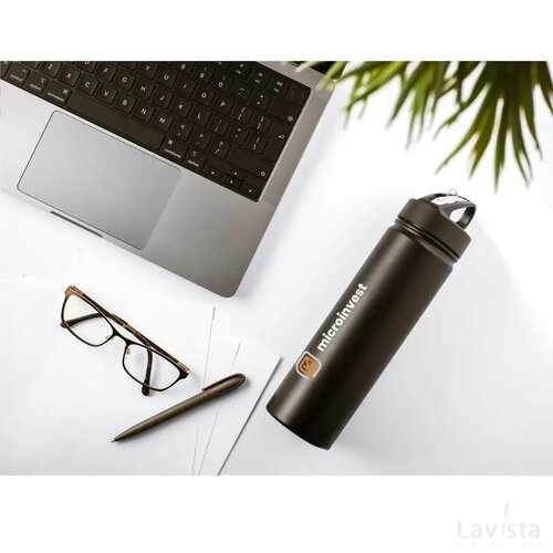 Flask Recycled Bottle 500 Ml Thermosfles Zwart