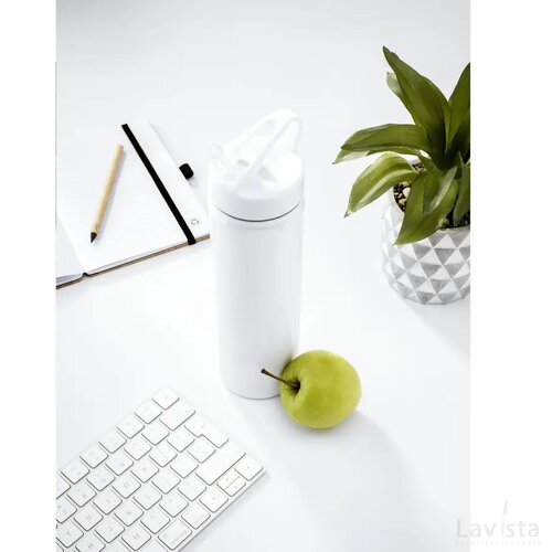 Flask Recycled Bottle 500 Ml Thermosfles Wit