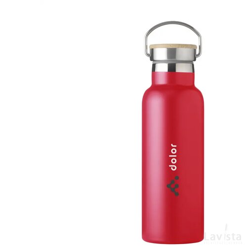 Nordvik Rcs Recycled Steel 500 Ml Drinkfles Rood