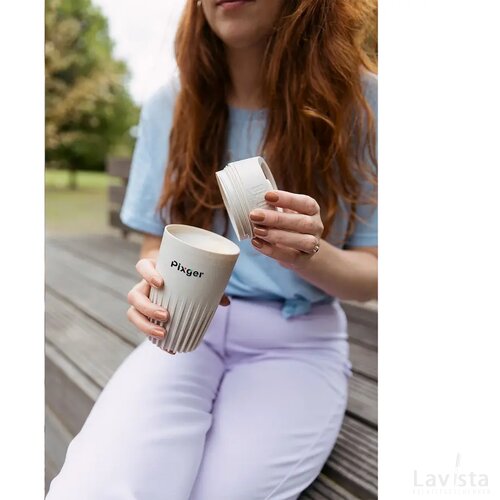 Be O Coffee Cup 340 Ml Koffiebeker Creme