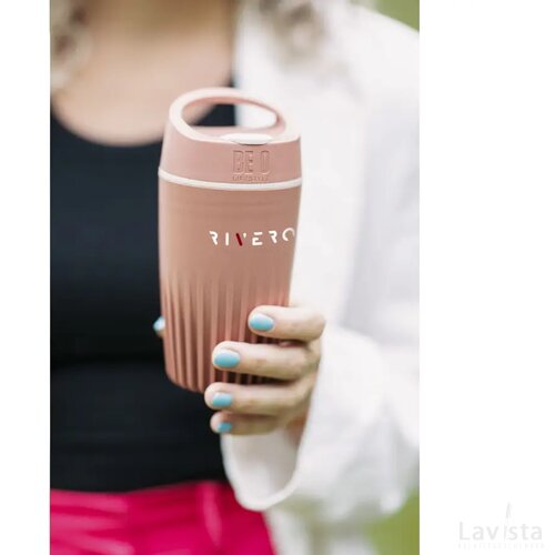Be O Coffee Cup 340 Ml Koffiebeker Terracotta