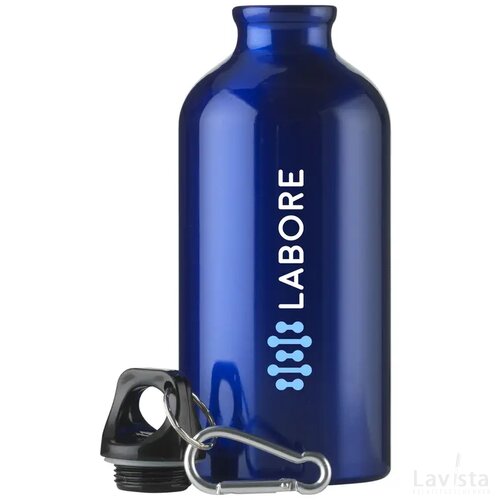 GRS Recycled Aluminium Waterfles (500 ml) Blauw