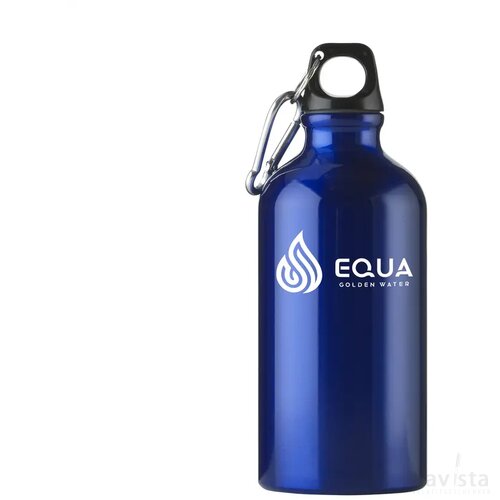 GRS Recycled Aluminium Waterfles (500 ml) Blauw