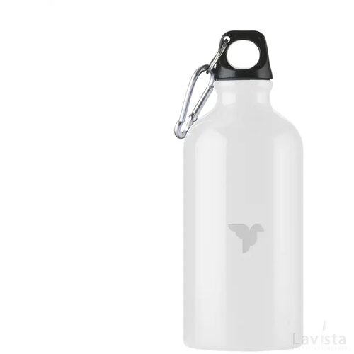 GRS Recycled Aluminium Waterfles (500 ml) Wit