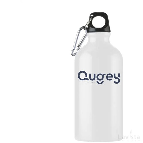 GRS Recycled Aluminium Waterfles (500 ml) Wit