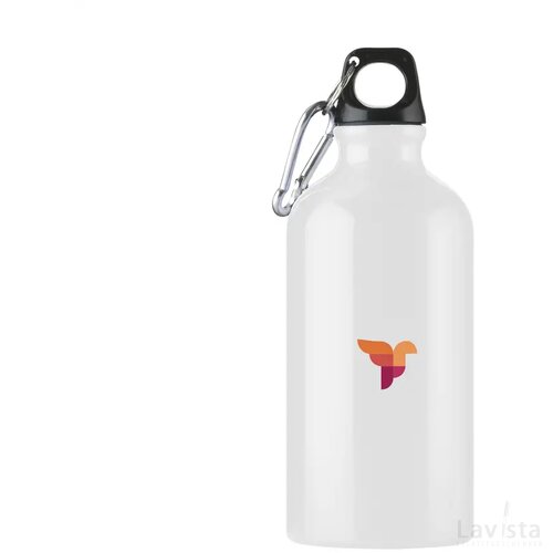 GRS Recycled Aluminium Waterfles (500 ml) Wit