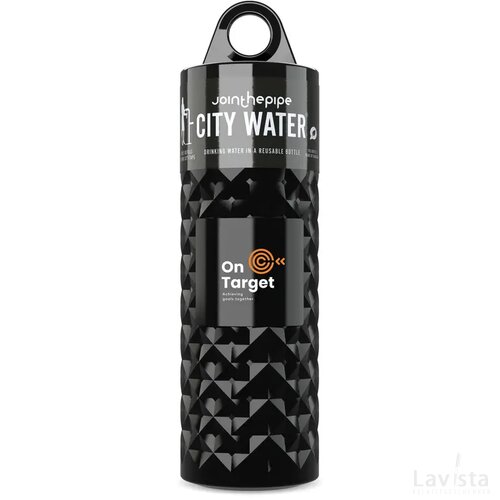 Join The Pipe Nairobi City Water - Gevulde Fles 500 Ml Zwart