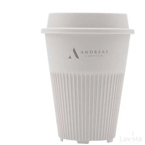 Circular&Co Returnable Cup Lid 340 Ml Koffiebeker Wit