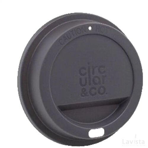 Circular&Co Returnable Cup Lid 340 Ml Koffiebeker Donkergrijs