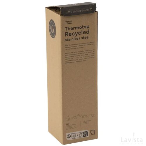 Thermotop Midi Rcs Recycled Steel 500 Ml Thermosfles Zilver
