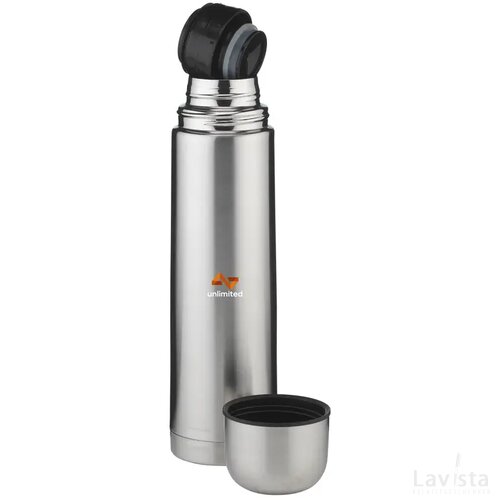 Thermotop Maxi Rcs Recycled Steel 1.000 Ml Thermosfles Zilver
