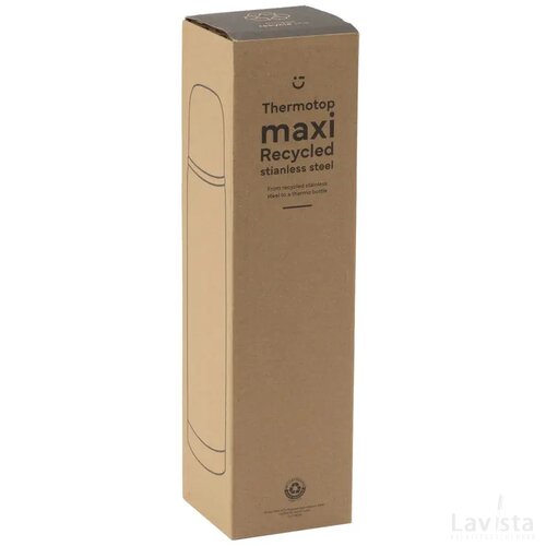 Thermotop Maxi Rcs Recycled Steel 1.000 Ml Thermosfles Zilver