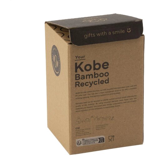 Bamboo Rcs Recycled Steel Koffiebeker