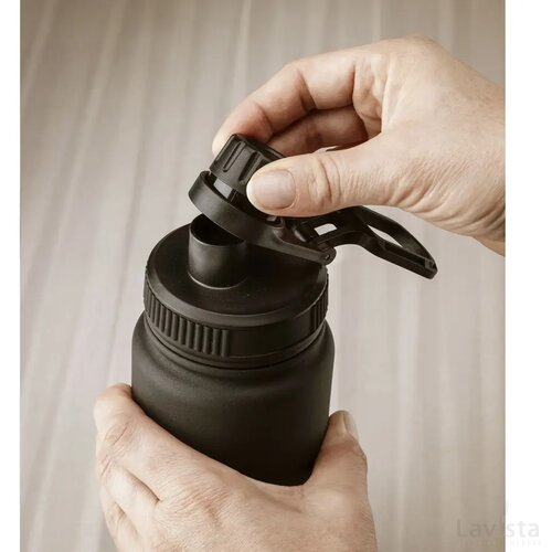 Tappo Bottle Rcs Stainless Steel Drinkfles Zwart