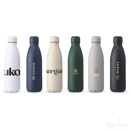 Topflask Premium Rcs Recycled Steel Drinkfles Donkergroen