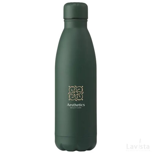 Topflask Premium Rcs Recycled Steel Drinkfles Donkergroen