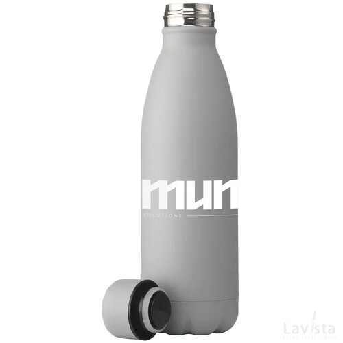 Topflask Premium Rcs Recycled Steel Drinkfles Lichtgrijs